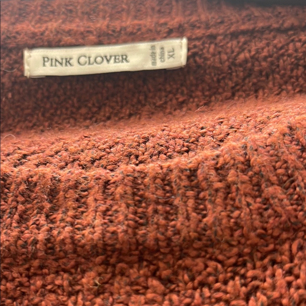 Pink Clover Terracotta Knit Top